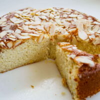 Sliced Flourless Almond Orange Cake