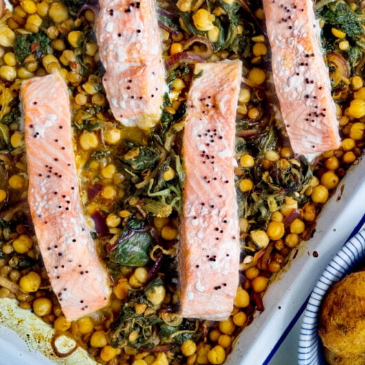 Easy Indian Spiced Baked Salmon