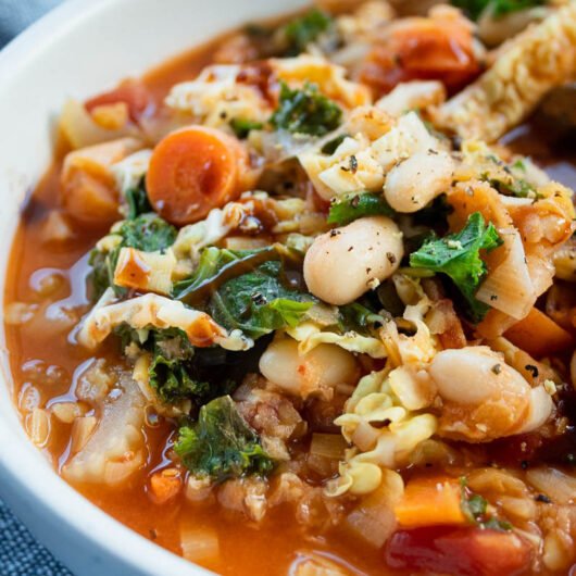 Homemade Chunky Vegetable Soup