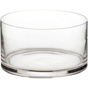 Large glass serving dish
