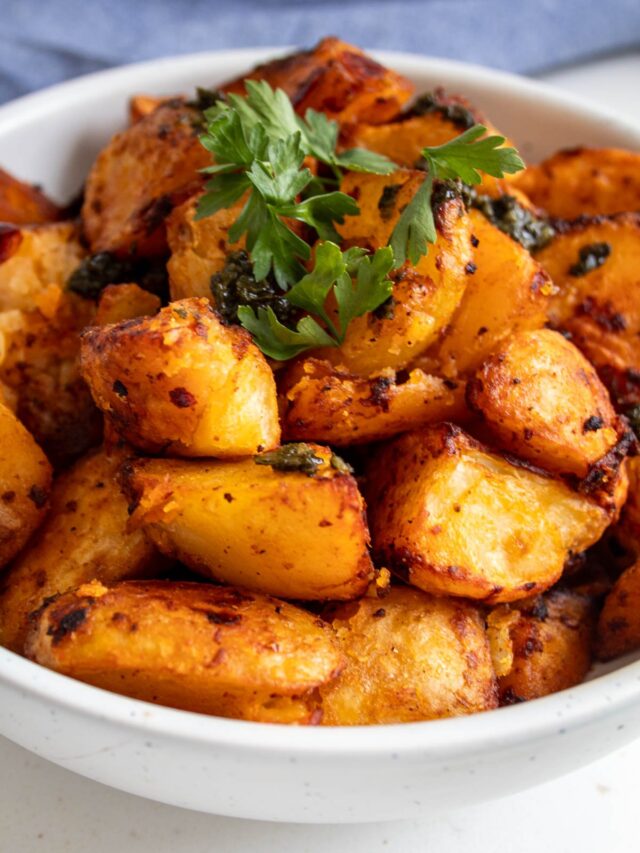 Harissa Roasted Potatoes