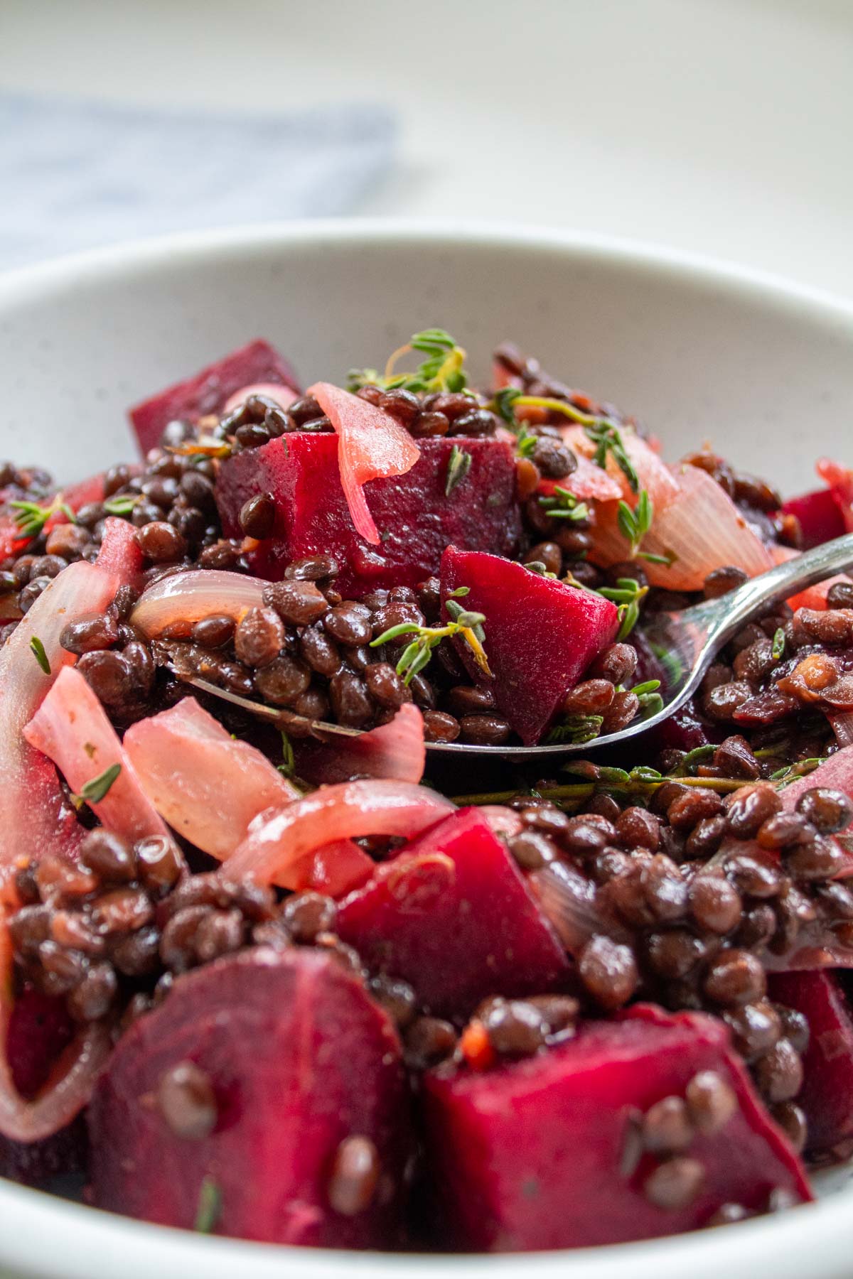 Easy Roasted Beetroot and Lentil