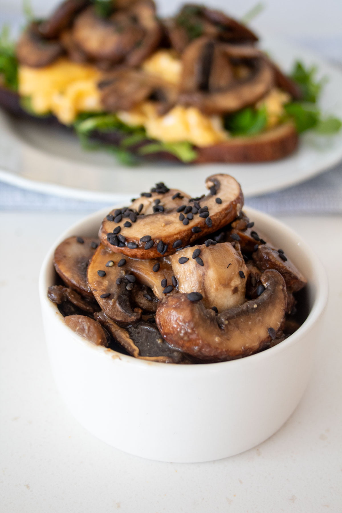 Miso Glazed Mushrooms