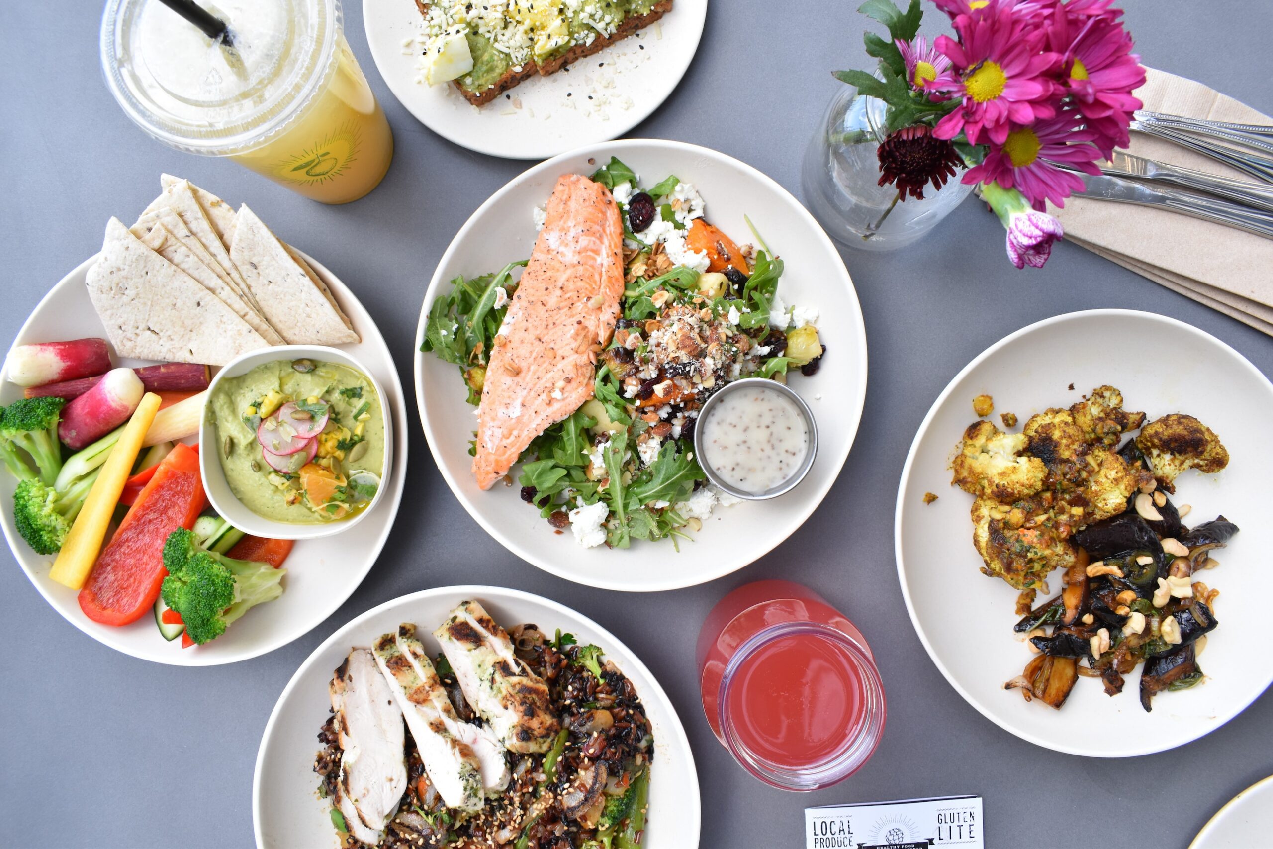 a selection of wholefood meals