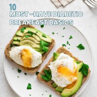 poached eggs on avocado on toast for 10 must have diabetic breakfast basics
