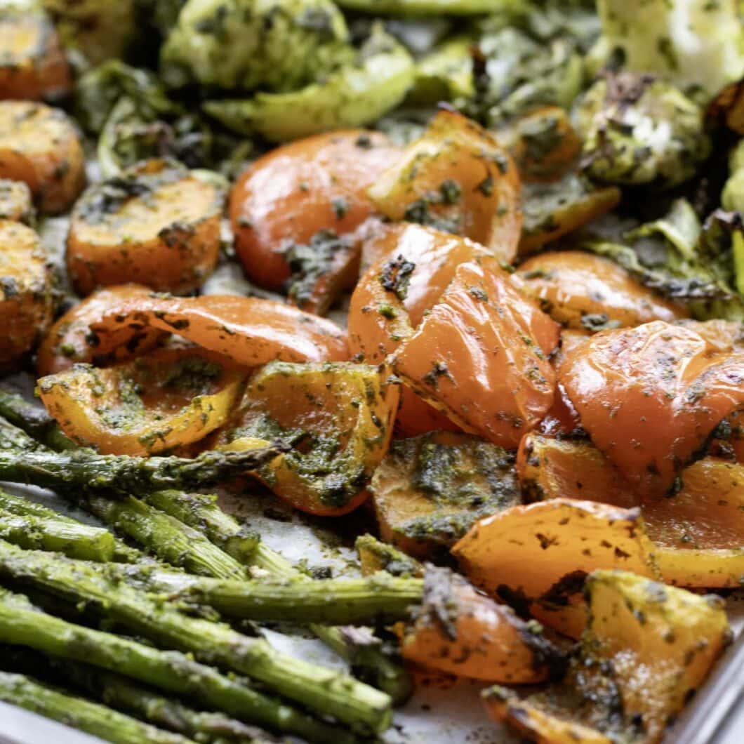  Roasted Pesto Veggies